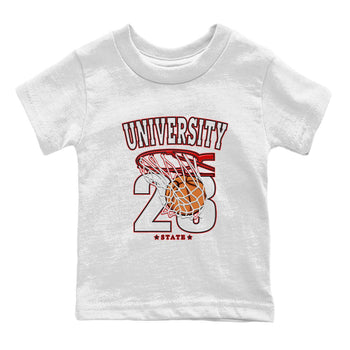 1s Low University Red shirt to match jordans Basketball sneaker tees Air Jordan 1 University Red SNRT Sneaker Tees Sneaker Matching Clothing Brand Baby Toddler White 2 T-Shirt