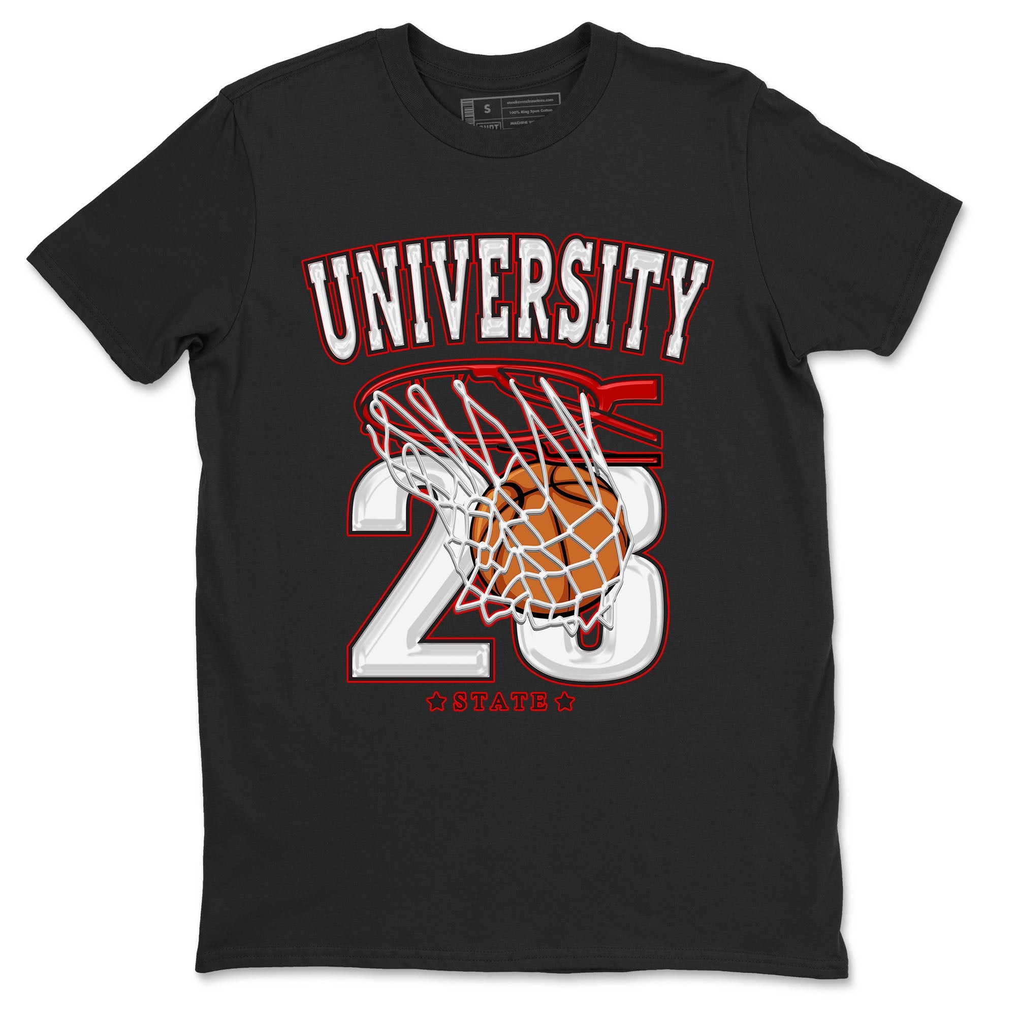 1s Low University Red shirt to match jordans Basketball sneaker tees Air Jordan 1 University Red SNRT Sneaker Tees Sneaker Matching Clothing Brand Unisex Sneaker Tee Black 2 T-Shirt