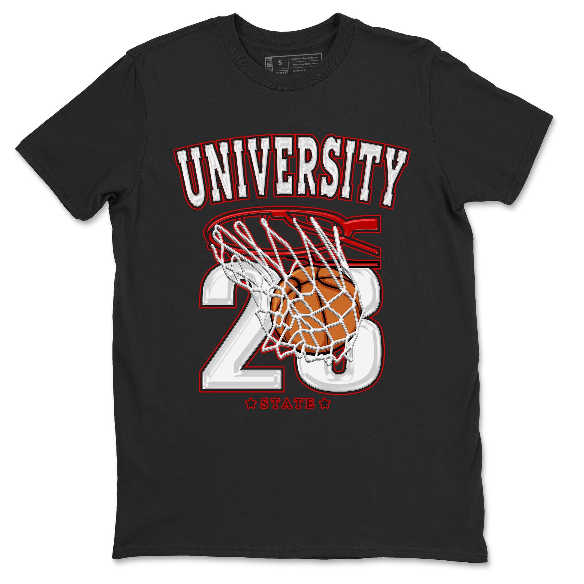 1s Low University Red shirt to match jordans Basketball sneaker tees Air Jordan 1 University Red SNRT Sneaker Tees Sneaker Matching Clothing Brand Unisex Sneaker Tee Black 2 T-Shirt