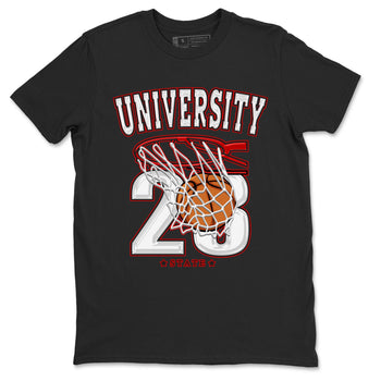 1s Low University Red shirt to match jordans Basketball sneaker tees Air Jordan 1 University Red SNRT Sneaker Tees Sneaker Matching Clothing Brand Unisex Sneaker Tee Black 2 T-Shirt