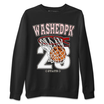 Air Jordan 1 Washed Pink Sneaker Match Tees Basketball Sneaker Tees AJ1 Washed Pink Sneaker Release Tees Unisex Shirts Black 2