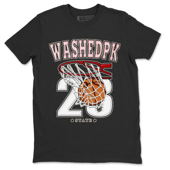 Air Jordan 1 Washed Pink Sneaker Match Tees Basketball Sneaker Tees AJ1 Washed Pink Sneaker Release Tees Unisex Shirts Black 2