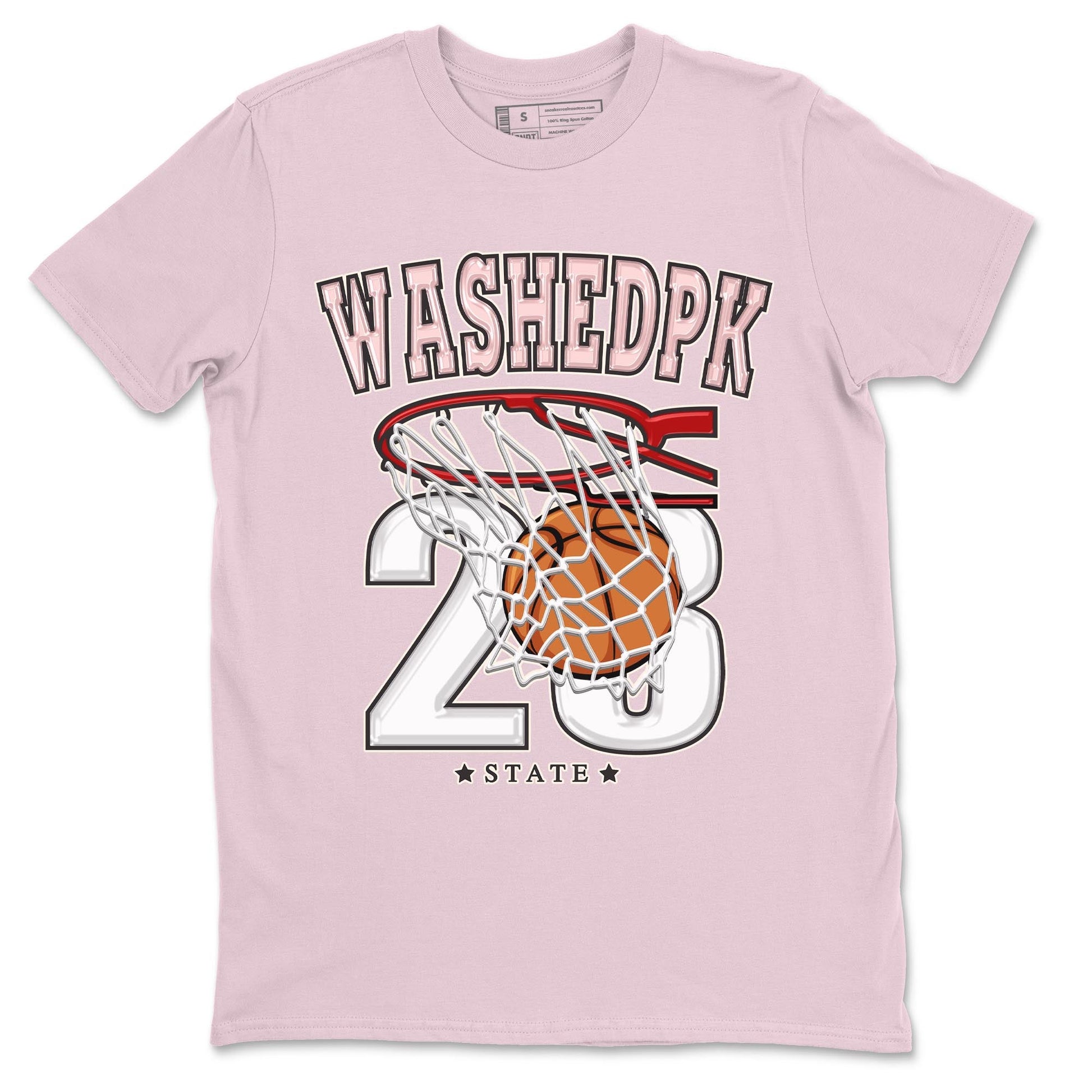 Air Jordan 1 Washed Pink Sneaker Match Tees Basketball Sneaker Tees AJ1 Washed Pink Sneaker Release Tees Unisex Shirts Pink 2