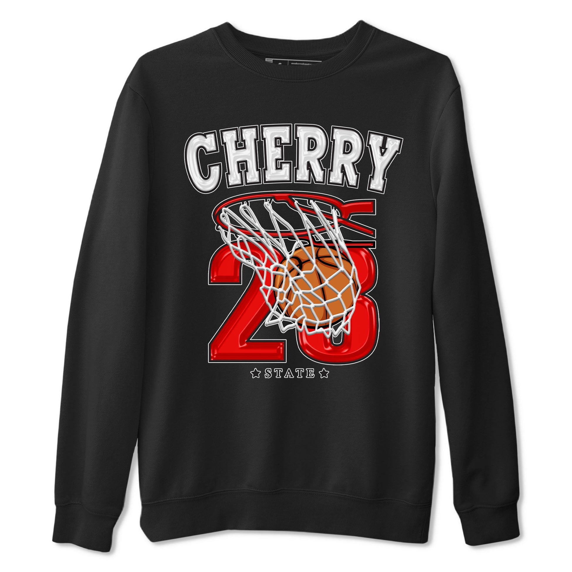 Jordan 12 Retro Cherry shirt to match jordans Varsity Red Basketball special sneaker matching tees 12s Cherry SNRT sneaker tees Unisex Black 2 T-Shirt