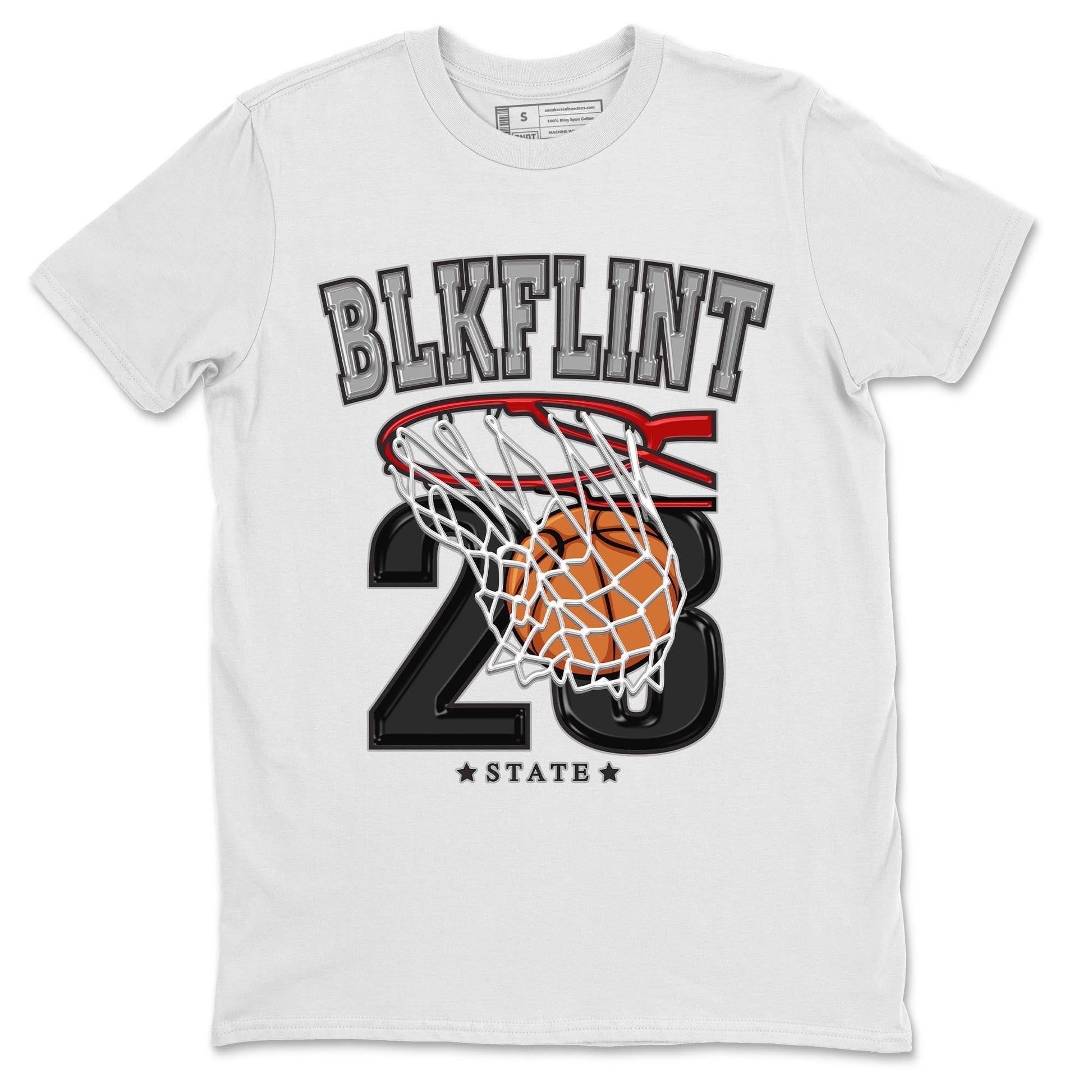 Air Jordan 13 Black Flint Sneaker Match Tees Basketball Sneaker Tees AJ 13s Black Flint Sneaker Release Tees Unisex Shirts White 2
