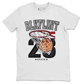 Air Jordan 13 Black Flint Sneaker Match Tees Basketball Sneaker Tees AJ 13s Black Flint Sneaker Release Tees Unisex Shirts White 2