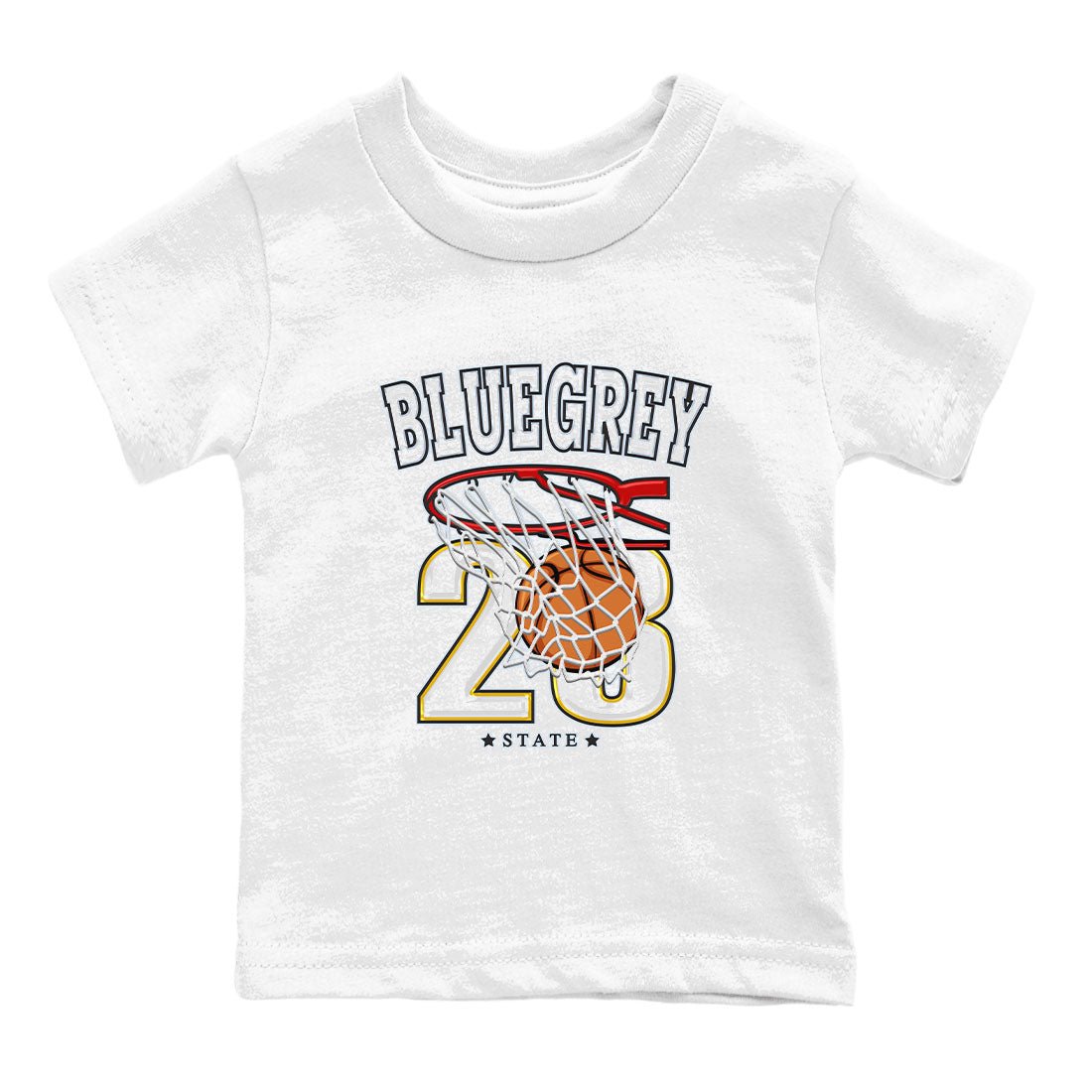 13s Blue Grey shirt to match jordans Basketball sneaker tees Air Jordan 13 Blue Grey SNRT sneaker release tees baby toddler White 2 cotton Shirt