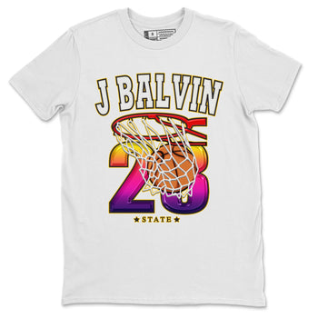 Air Jordan 3 J Balvin shirt to match jordans Basketball sneaker tees Crew Neck Air Jordan 3 X J Balvin SNRT Sneaker Release Tees Unisex Casual Shirts White 2 T-Shirt
