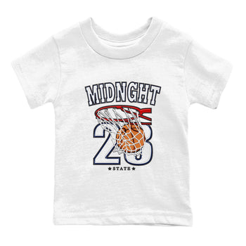 Air Jordan 3 Retro Midnight Navy shirt to match jordans Basketball sneaker shirt 3s Midnight Navy SNRT sneaker tees baby toddler White 2 cotton Shirt