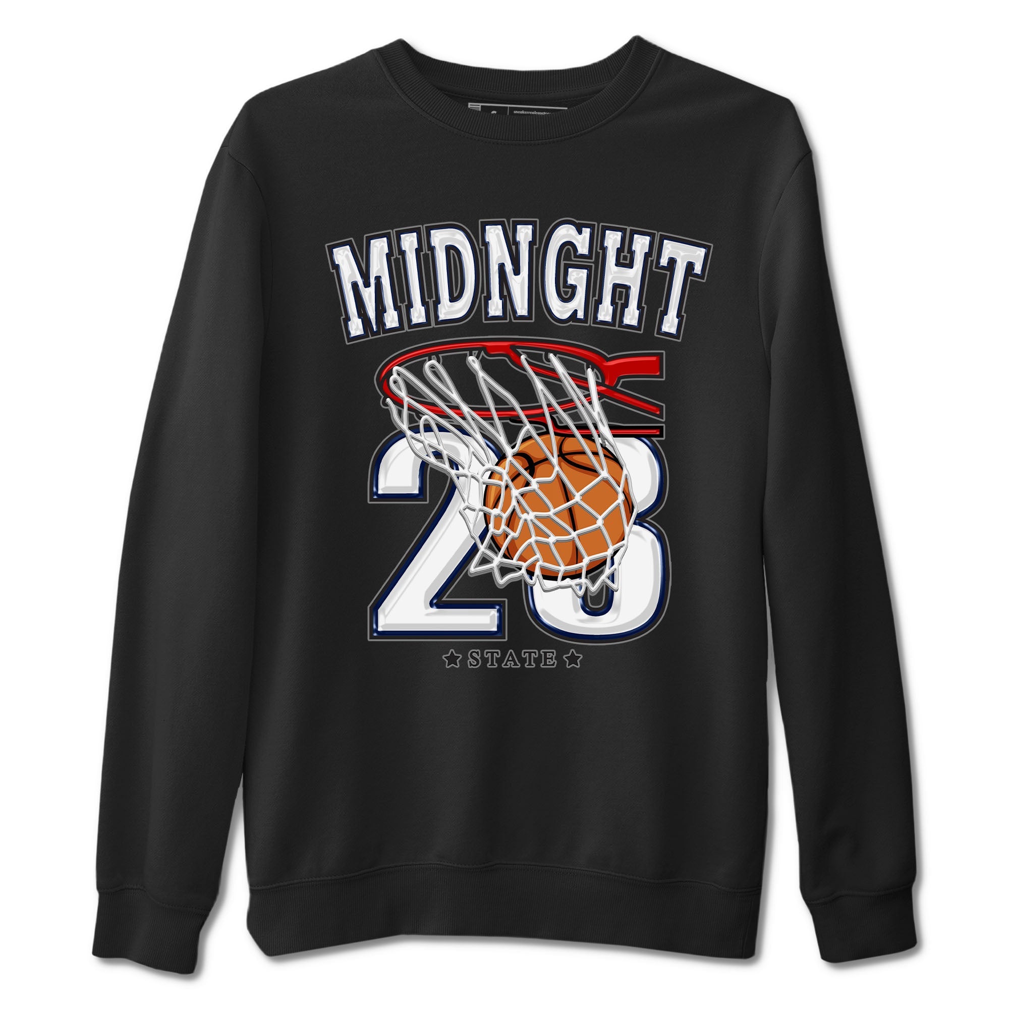 Air Jordan 3 Retro Midnight Navy shirt to match jordans Basketball sneaker shirt 3s Midnight Navy SNRT sneaker tees unisex crew neck cotton Black 2 crew neck shirt