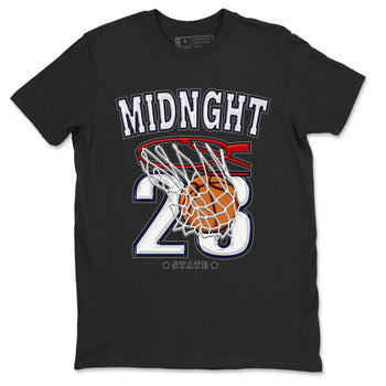 Air Jordan 3 Retro Midnight Navy shirt to match jordans Basketball sneaker shirt 3s Midnight Navy SNRT sneaker tees unisex crew neck cotton Black 2 crew neck shirt