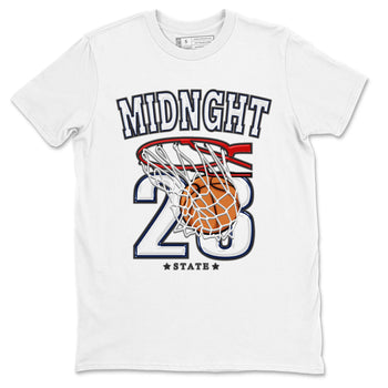 Air Jordan 3 Retro Midnight Navy shirt to match jordans Basketball sneaker shirt 3s Midnight Navy SNRT sneaker tees unisex crew neck cotton White 2 crew neck shirt