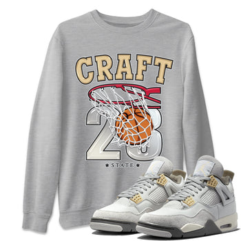 Jordan 4 Craft Sneaker Match Tees Basketball Sneaker Tees Jordan 4 Craft Sneaker Release Tees Unisex Shirts