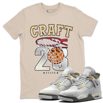 Jordan 4 Craft Sneaker Match Tees Basketball Sneaker Tees Jordan 4 Craft Sneaker Release Tees Unisex Shirts