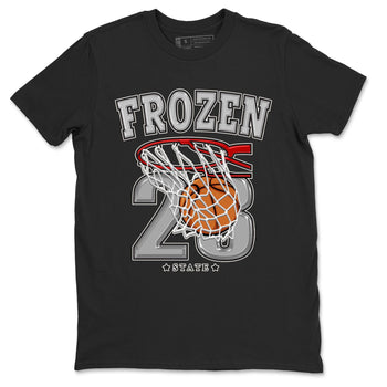 AJ4 Frozen Moments shirt to match jordans Basketball sneaker tees Crew Neck AJ4 Frozen Moments SNRT Sneaker Release Tees Unisex Casual Shirts Black 2 T-Shirt