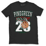 Jordan 4 Pine Green SB Sneaker Match Tees Basketball Sneaker Tees 4s Pine Green Nike SB Sneaker Tees Sneaker Release Shirts Unisex Shirts Black 2