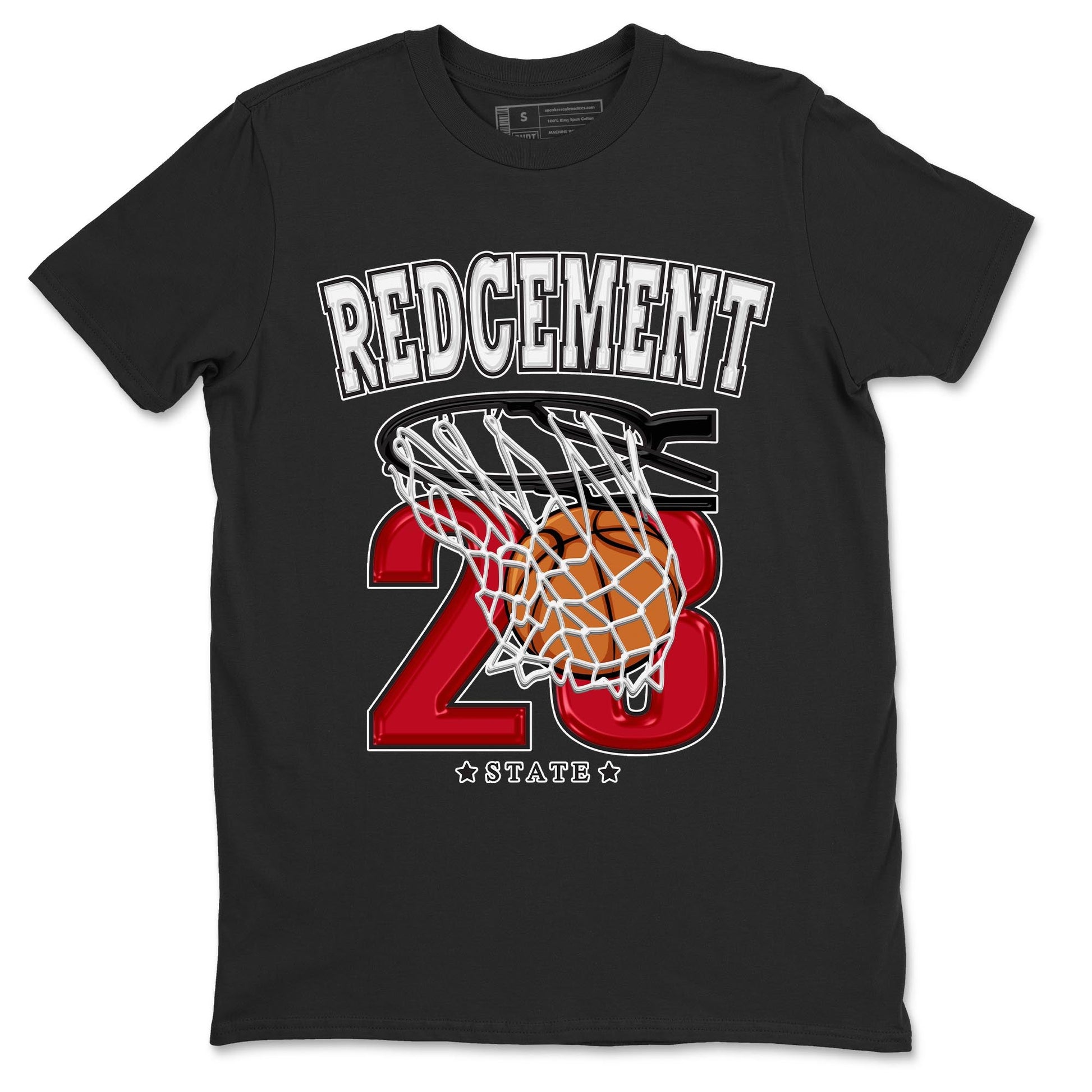 4s Red Cement shirt to match jordans Basketball sneaker tees Air Jordan 4 Red Cement SNRT Sneaker Release Tees Crew Neck Casual Unisex Black 2 T-Shirt
