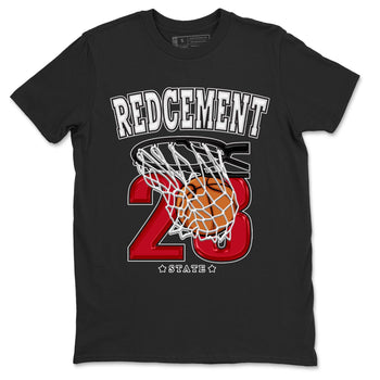 4s Red Cement shirt to match jordans Basketball sneaker tees Air Jordan 4 Red Cement SNRT Sneaker Release Tees Crew Neck Casual Unisex Black 2 T-Shirt