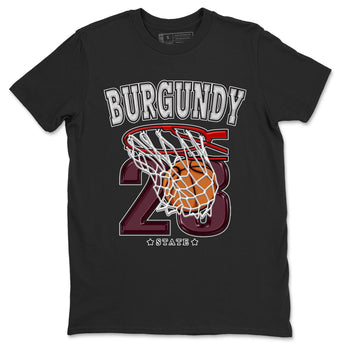Jordan 5 Burgundy shirt to match jordans Basketball sneaker tees Crew Neck AJ5 Burgundy SNRT Sneaker Release Tees Unisex Casual Shirts Black 2 T-Shirt
