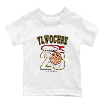 Basketball sneaker match tees to Yellow Ochre 6s street fashion brand for shirts to match Jordans SNRT Sneaker Tees Air Jordan 6 Yellow Ochre unisex t-shirt White 2 youth shirt