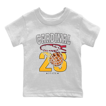Jordan 7 Cardinal Sneaker Match Tees Basketball Sneaker Tees Jordan 7 Cardinal Sneaker Release Tees Kids Shirts