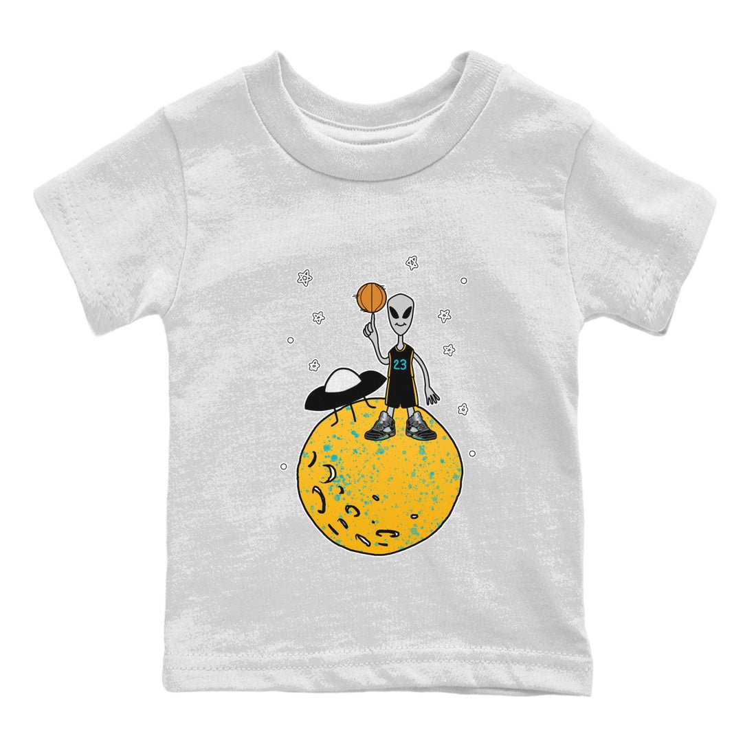 Jordan 5 Aqua Sneaker Match Tees Basketball Alien Sneaker Tees Jordan 5 Aqua Sneaker Release Tees Kids Shirts
