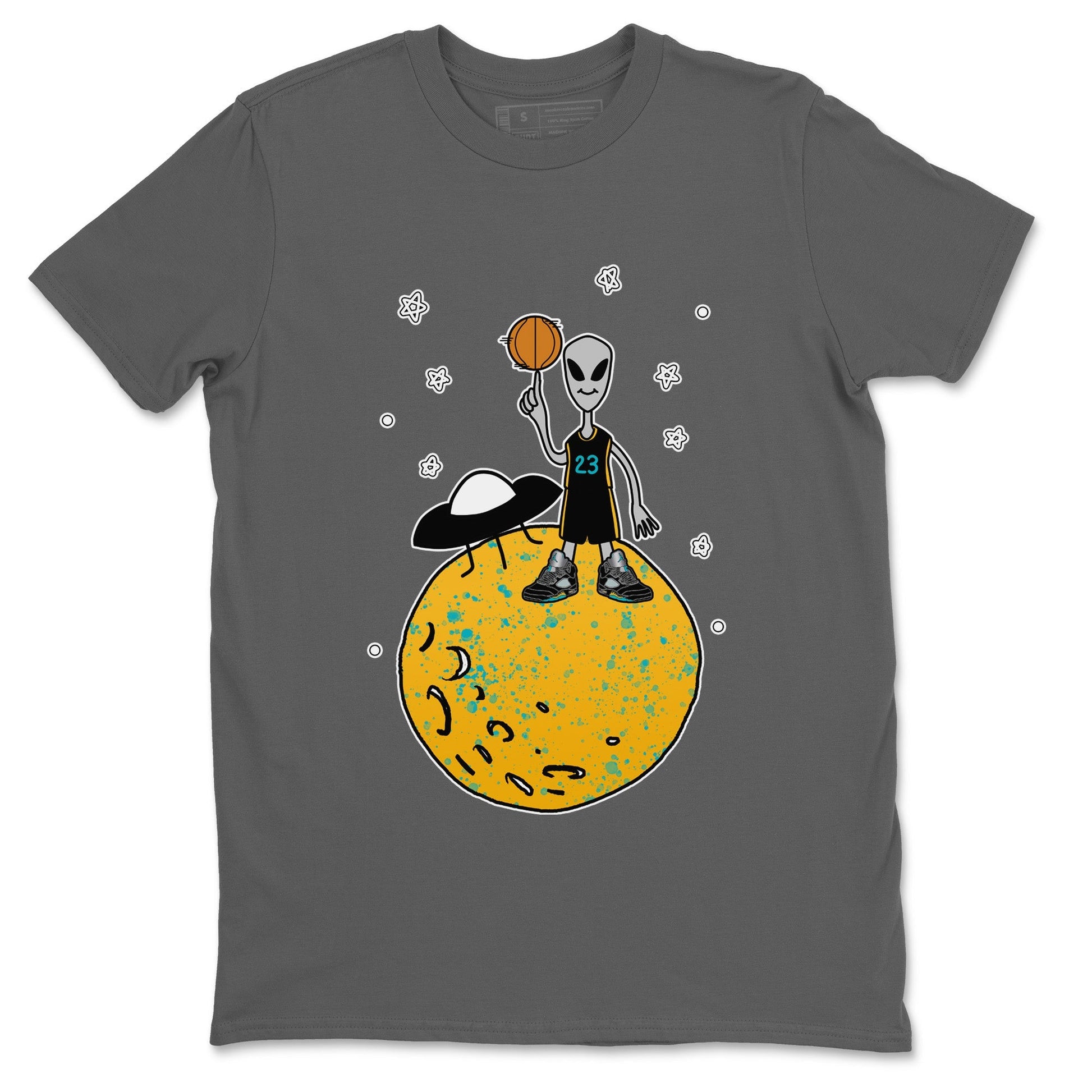Jordan 5 Aqua Sneaker Match Tees Basketball Alien Sneaker Tees Jordan 5 Aqua Sneaker Release Tees Unisex Shirts