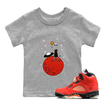 Jordan 5 Mars For Her Sneaker Match Tees Basketball Alien Sneaker Tees Jordan 5 Mars For Her Sneaker Release Tees Kids Shirts
