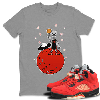 Jordan 5 Mars For Her Sneaker Match Tees Basketball Alien Sneaker Tees Jordan 5 Mars For Her Sneaker Release Tees Unisex Shirts