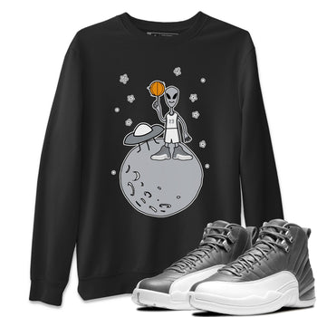 Jordan 12 Stealth Sneaker Match Tees Basketball Alien Sneaker Tees Jordan 12 Stealth Sneaker Release Tees Unisex Shirts