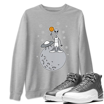 Jordan 12 Stealth Sneaker Match Tees Basketball Alien Sneaker Tees Jordan 12 Stealth Sneaker Release Tees Unisex Shirts