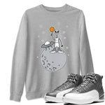 Jordan 12 Stealth Sneaker Match Tees Basketball Alien Sneaker Tees Jordan 12 Stealth Sneaker Release Tees Unisex Shirts