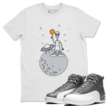 Jordan 12 Stealth Sneaker Match Tees Basketball Alien Sneaker Tees Jordan 12 Stealth Sneaker Release Tees Unisex Shirts