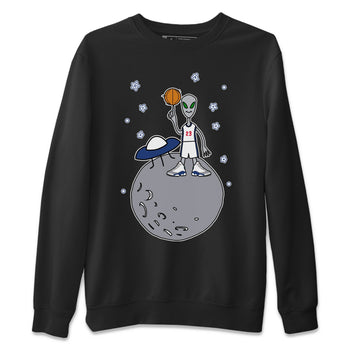 Jordan 13 French Blue Sneaker Match Tees Basketball Alien Sneaker Tees Jordan 13 French Blue Sneaker Release Tees Unisex Shirts