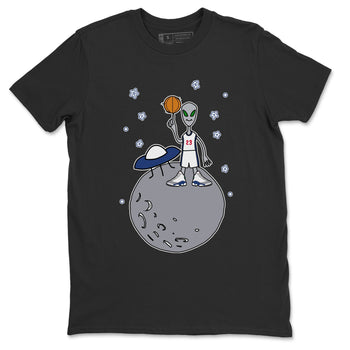 Jordan 13 French Blue Sneaker Match Tees Basketball Alien Sneaker Tees Jordan 13 French Blue Sneaker Release Tees Unisex Shirts