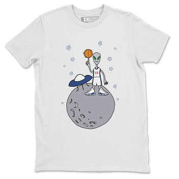 Jordan 13 French Blue Sneaker Match Tees Basketball Alien Sneaker Tees Jordan 13 French Blue Sneaker Release Tees Unisex Shirts