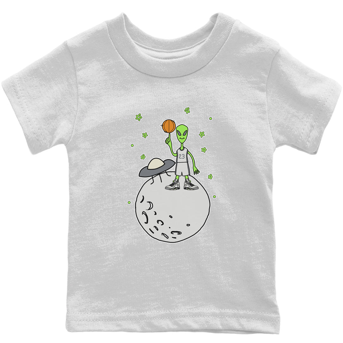 Jordan 5 Green Bean Sneaker Match Tees Basketball Alien Sneaker Tees Jordan 5 Green Bean Sneaker Release Tees Kids Shirts