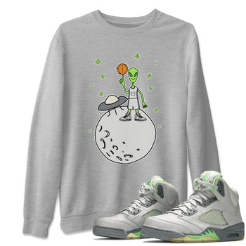 Jordan 5 Green Bean Sneaker Match Tees Basketball Alien Sneaker Tees Jordan 5 Green Bean Sneaker Release Tees Unisex Shirts