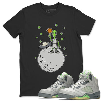 Jordan 5 Green Bean Sneaker Match Tees Basketball Alien Sneaker Tees Jordan 5 Green Bean Sneaker Release Tees Unisex Shirts