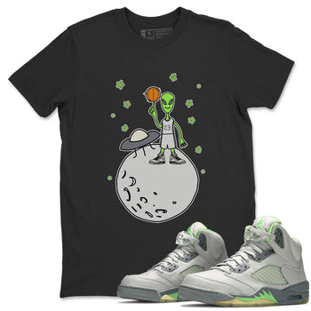 Jordan 5 Green Bean Sneaker Match Tees Basketball Alien Sneaker Tees Jordan 5 Green Bean Sneaker Release Tees Unisex Shirts