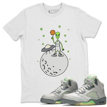 Jordan 5 Green Bean Sneaker Match Tees Basketball Alien Sneaker Tees Jordan 5 Green Bean Sneaker Release Tees Unisex Shirts