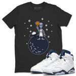 Jordan 6 Midnight Navy Sneaker Match Tees Basketball Alien Sneaker Tees Jordan 6 Midnight Navy Sneaker Release Tees Unisex Shirts