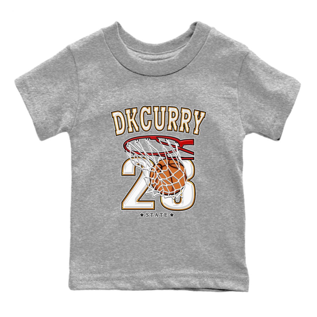 Basketball sneaker match tees to Dark Curry Reverse Curry street fashion brand for shirts to match Jordans SNRT Sneaker Tees Dunk Dark Curry unisex t-shirt Heather Grey 2 youth shirt