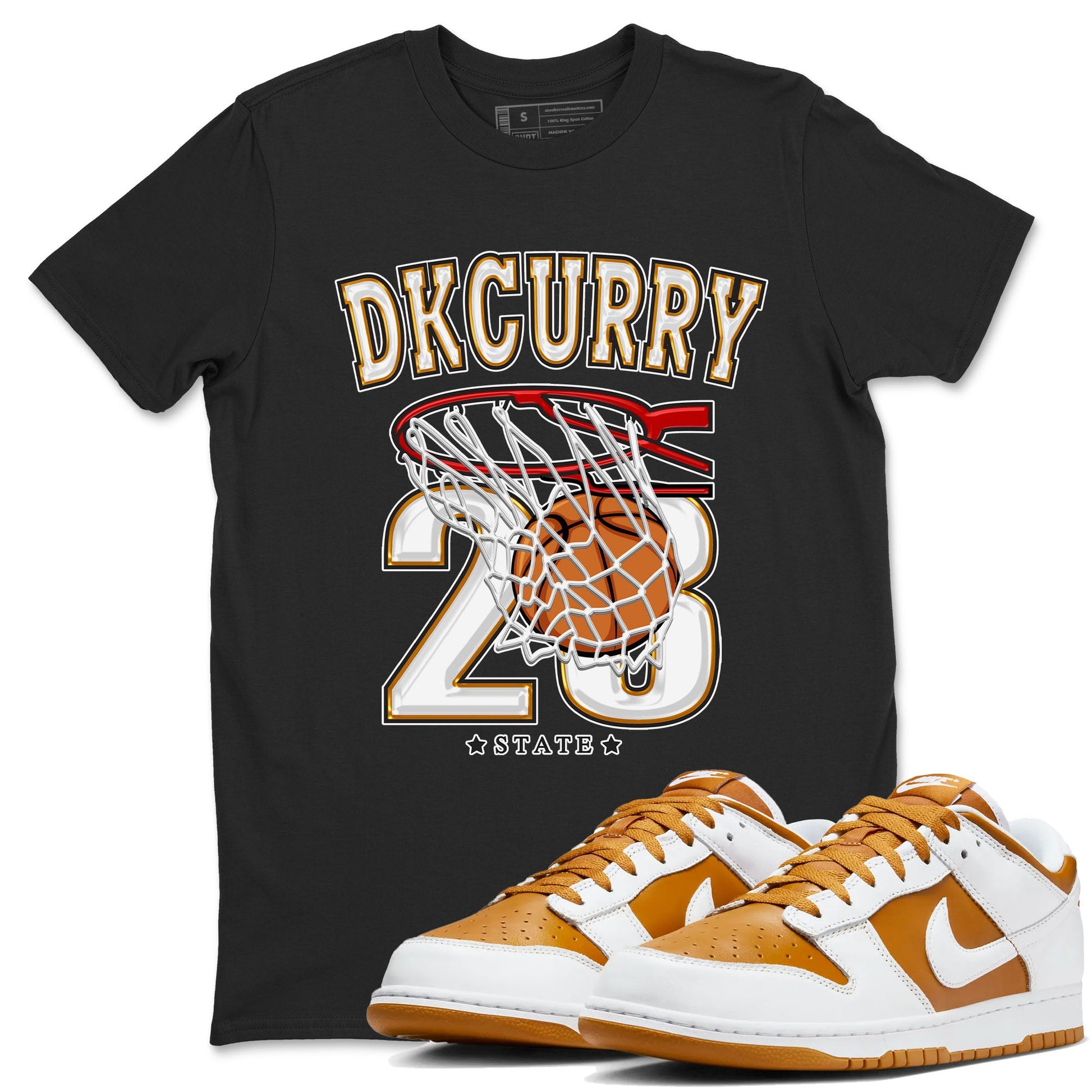 Basketball sneaker match tees to Dark Curry Reverse Curry street fashion brand for shirts to match Jordans SNRT Sneaker Tees Dunk Dark Curry unisex t-shirt Black 1 unisex shirt