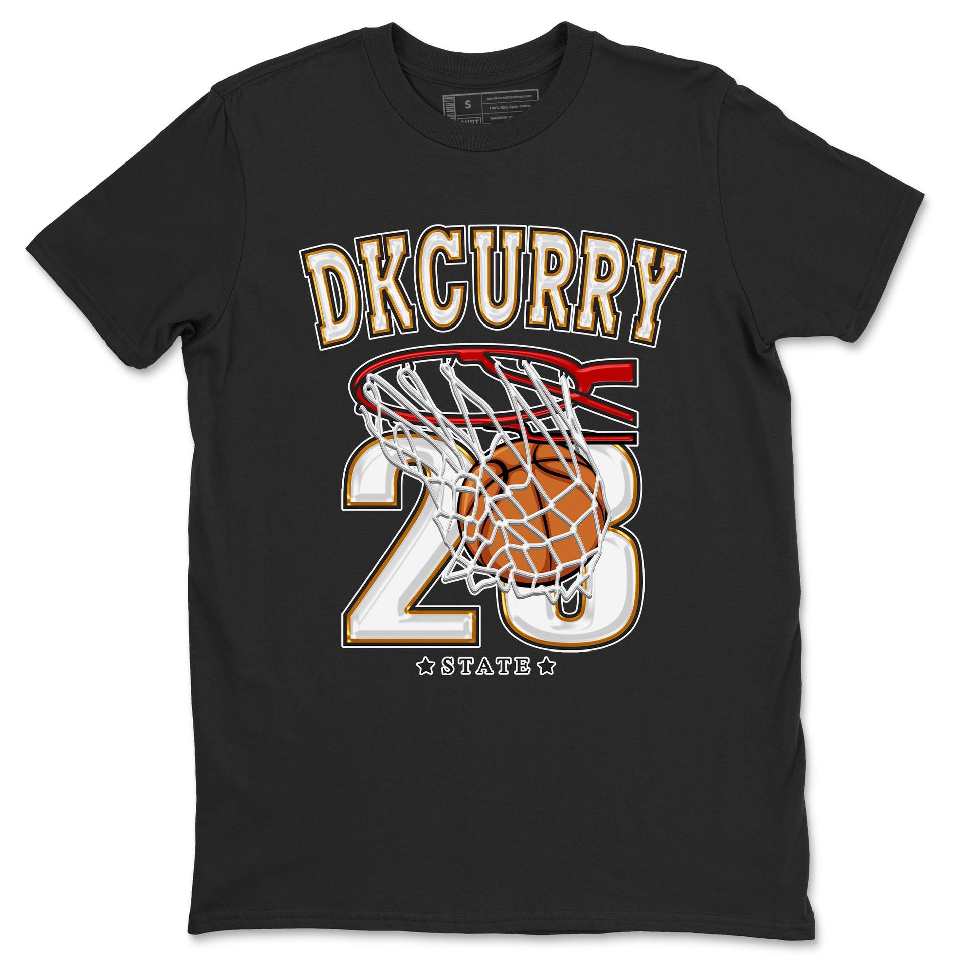 Basketball sneaker match tees to Dark Curry Reverse Curry street fashion brand for shirts to match Jordans SNRT Sneaker Tees Dunk Dark Curry unisex t-shirt Black 2 unisex shirt