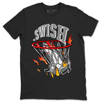 Air Jordan 13 Wolf Grey Sneaker Match Tees Basketball Hoop Sneaker Tees Air Jordan 13 Retro Wolf Grey T-Shirt Unisex Shirts Black 2