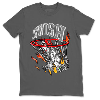 Air Jordan 13 Wolf Grey Sneaker Match Tees Basketball Hoop Sneaker Tees Air Jordan 13 Retro Wolf Grey T-Shirt Unisex Shirts Cool Grey 2