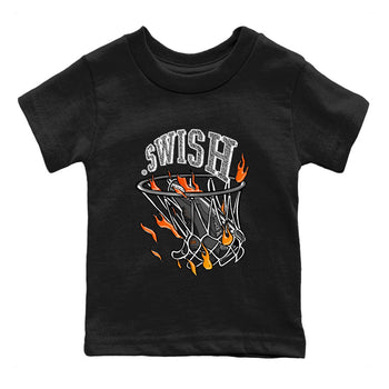 Air Jordan 3 Retro Fear shirt to match jordans Basketball Hoop sneaker tees Air Jordan 3 Fear SNRT Sneaker Release Tees Baby Toddler Black 2 T-Shirt