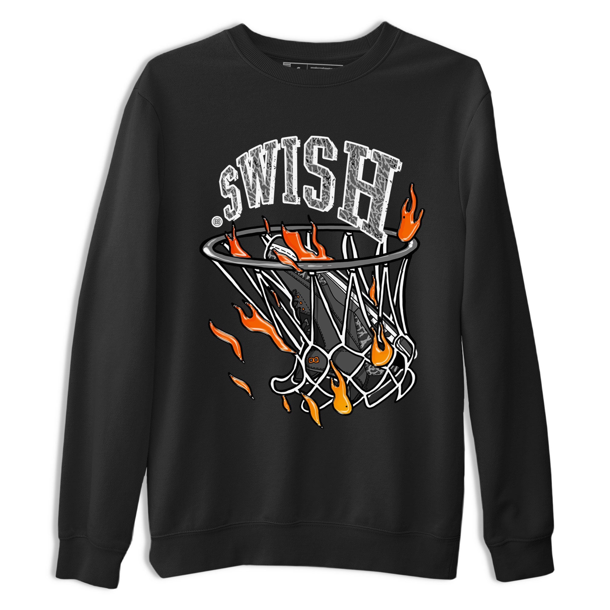 Air Jordan 3 Retro Fear shirt to match jordans Basketball Hoop sneaker tees Air Jordan 3 Fear SNRT Sneaker Release Tees Unisex Black 2 T-Shirt