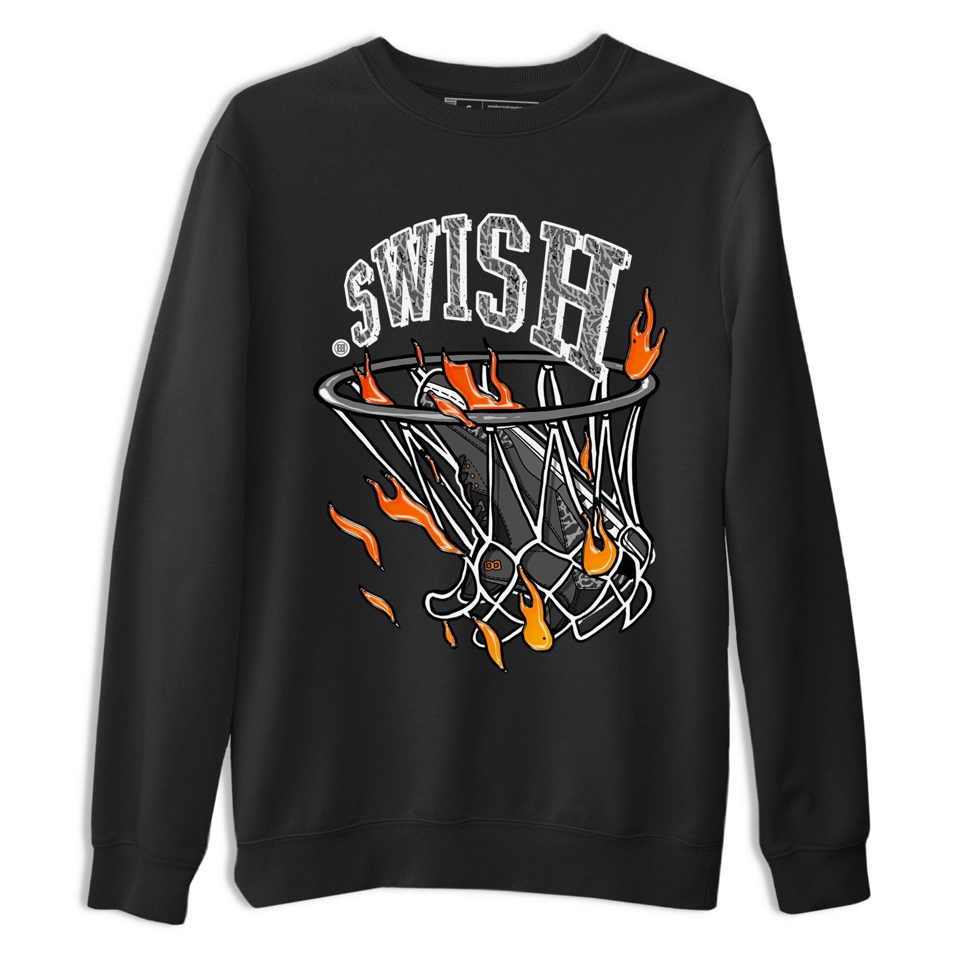 Air Jordan 3 Retro Fear shirt to match jordans Basketball Hoop sneaker tees Air Jordan 3 Fear SNRT Sneaker Release Tees Unisex Black 2 T-Shirt